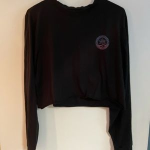 Long sleeve, cropped vans shirt. Never worn